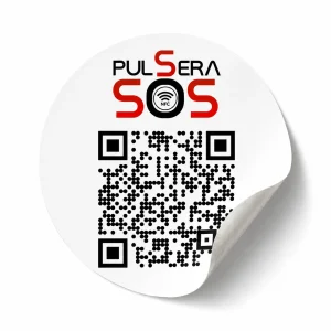 Pegatina NFC y Qr SOS